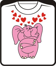 День Святого Валентина: розовый слоник